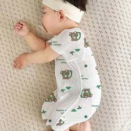 StyleCast x Revolte Infant Boys Printed Cotton Romper image 2