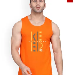 Slowloris Men Pack Of 2 Printed Bio-Wash Gym Vest Combed Cotton Innerwear Vest-picture-17