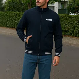 FTX Men Typography Windcheater Bomber Jacket-picture-11