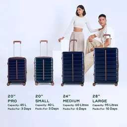Assembly Odyssey Pro Set Of 2 Hard Sided Trolly Bags image 3