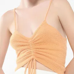 SHOWOFF Fringed Tank Crop Top image 3