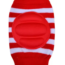 The Little Lookers Striped Baby Knee Pads - Red image 2