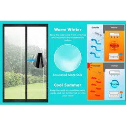 The Furnishing Tree Magnetic PVC AC Curtain - Thickness 0.30 mm image 4