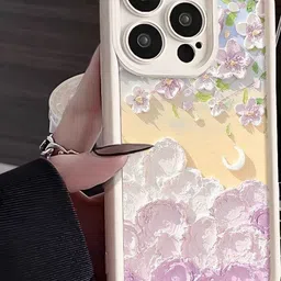 CASE CREATION Floral Printed iPhone 13 Pro Max Back Case Mobile Accessories-picture-20