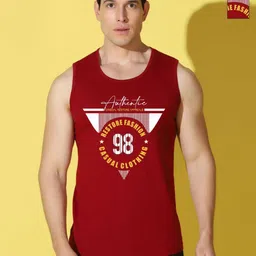 WOOSTRO Men Pack of 2 Typography Printed Round Neck Cotton Slim Fit T-shirts-picture-24