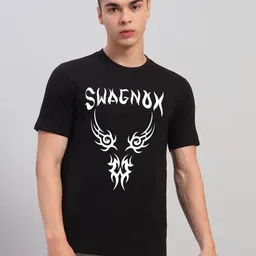 SWAGNOX Men Typography Printed Pockets T-shirt-picture-14