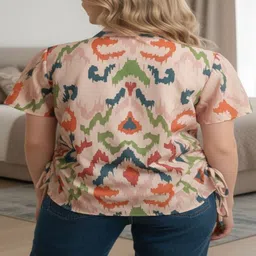 LAESTILOSO PRIVATE LIMITED Print Ethnic Top image 3