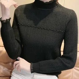 StyleCast Women Solid High Neck Pullover-picture-21