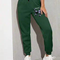 TABADTOD Women Printed Relaxed Loose Fit Joggers Trousers-image-98