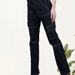 SZN Women Classic Baggy Fit Mid-Rise Denim Stretchable Jeans-image-65