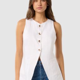 Forever New Woven Casual Round Neck Waistcoat-picture-23