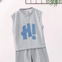 FOREVER FRIDAY Boys Self Design T-shirt with Shorts-picture-21