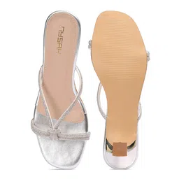 Nysah Embellished Leather Party Comfort Sandals image 3