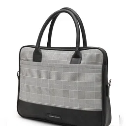 Thomas Scott Men Checked PU Laptop Bag image 3
