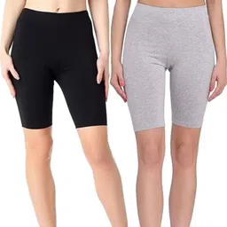 Diving Deep Women Pack of 2 Cotton Mid-Rise Boy Shorts Briefs-picture-18