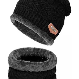 FLEXCYCAP Men Woollen Beanie Cap With Visor image 3