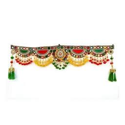 Aura Red & Yellow Toran Bandarwal For Main Entrance Door image 2
