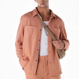 Jack & Jones Men Casual Textured Oversized Shirt image 5