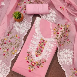 SHADOW & SAINING Embroidered Unstitched Dress Material-picture-38