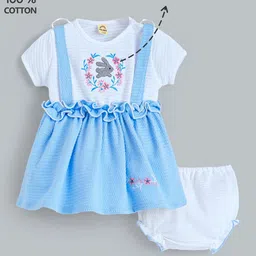 Hopscotch Girls Cotton Fit & Flare Dresses image 5