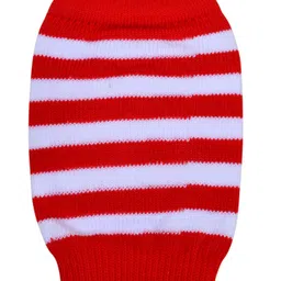 The Little Lookers Striped Baby Knee Pads - Red image 4