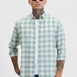 Snitch Men Smart Slim Fit Opaque Checked Casual Shirt-picture-43