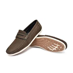 NICO NERINI Men Colourblocked Loafers image 5