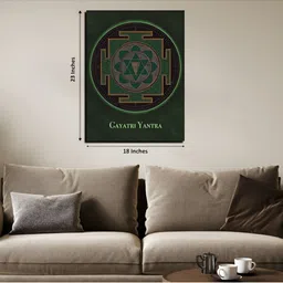 Chalk My Theme Green & Grey 1 Piece Wood Other Wall Paintings-picture-34