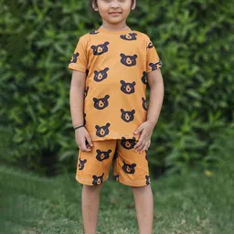 Emblica Unisex Kids Printed T-shirt with Shorts-image-50