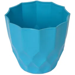 Kuber Industries Blue Textured Planter image 4