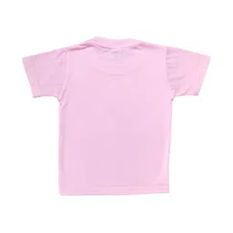 Cute Pals Kids-Unisex Pink Cotton Graphic Printed Tshirts-picture-22