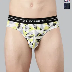 Force NXT Pack Of 3 Assorted Printed Anti Microbial Basic Briefs MNFS-11P-ASST-C2-PO3-picture-39