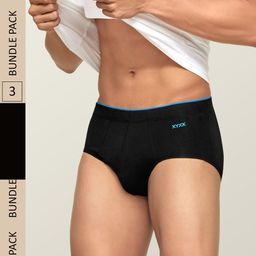 XYXX Men Pack Of 3 Uno IntelliSoft Micro Modal Briefs XYBRF3PCKN302-picture-41
