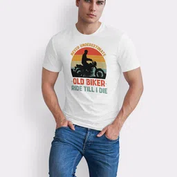 Seekbuylove Graphic Printed Round Neck Bio Finish Pure Cotton T-Shirt image 3