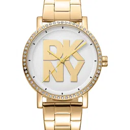 DKNY Women Brass Dial & Stainless Steel Bracelet Style Straps Analogue Watch DK1L035M0215-image-75