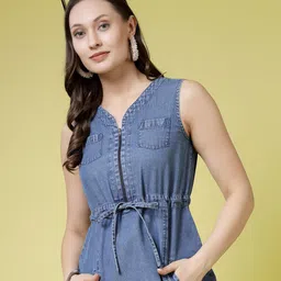 BEING NAUGHTY Cotton Fit & Flare Dress-picture-24
