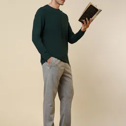 SleepZ by Raymond Men Mid-Rise Track Pants image 2