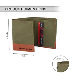 Dezire Crafts Men PU Three Fold Wallet image 5