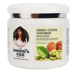 THE SOUMI'S CAN PRODUCT Green Coffee Scrubber Kasturi Haldi & Grapeseed Body Oil- 600ML image 2