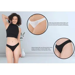 ORLIZEA Set Of 2 Cotton Blend Thongs image 2