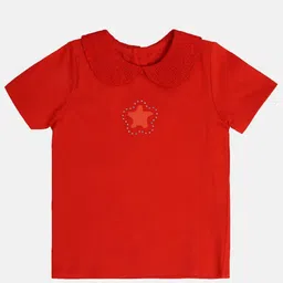 MINI KLUB Girls Embellished Pure Cotton Top-picture-48