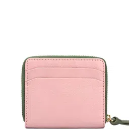 SILVIANO Unisex Textured Leather Zip Around Wallet image 2