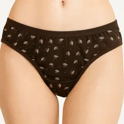 FiveFlag Pack Of 3 Printed Pure Combed Cotton Hipster Briefs image 4