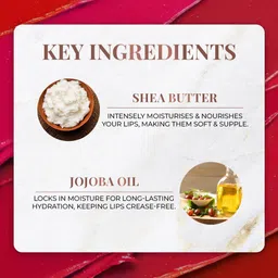 Just Herbs Long Stay & High Pigmented Relaxed Matte Lipstick - Chilli Pepper 10 image 5