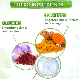 Mamaearth Set of Ubtan Natural Face Wash 100ml & Detan Sunscreen SPF 50 PA++++ 50g image 2