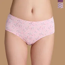 Nykd Pack Of 3 Mid-Rise Assorted Anti-Odour Cotton Hipster Briefs NYP100-Assortment6-picture-33