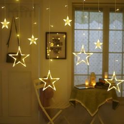 SPARK WORLD Yellow Star-Shaped String Lights-picture-24
