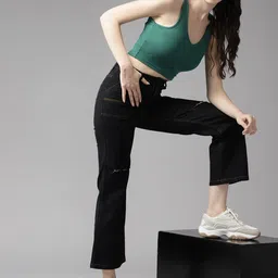 The Roadster Life Co. Women Flared High-Rise Stretchable Jeans-image-94