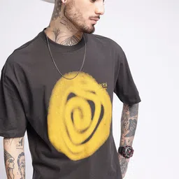 glitchez Urban Cool Graphic Printed Relaxed Fit T-shirt-image-54