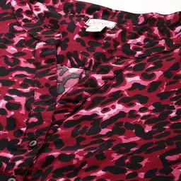 Qurvii+ Women Plus Size Printed Co-Ords image 2